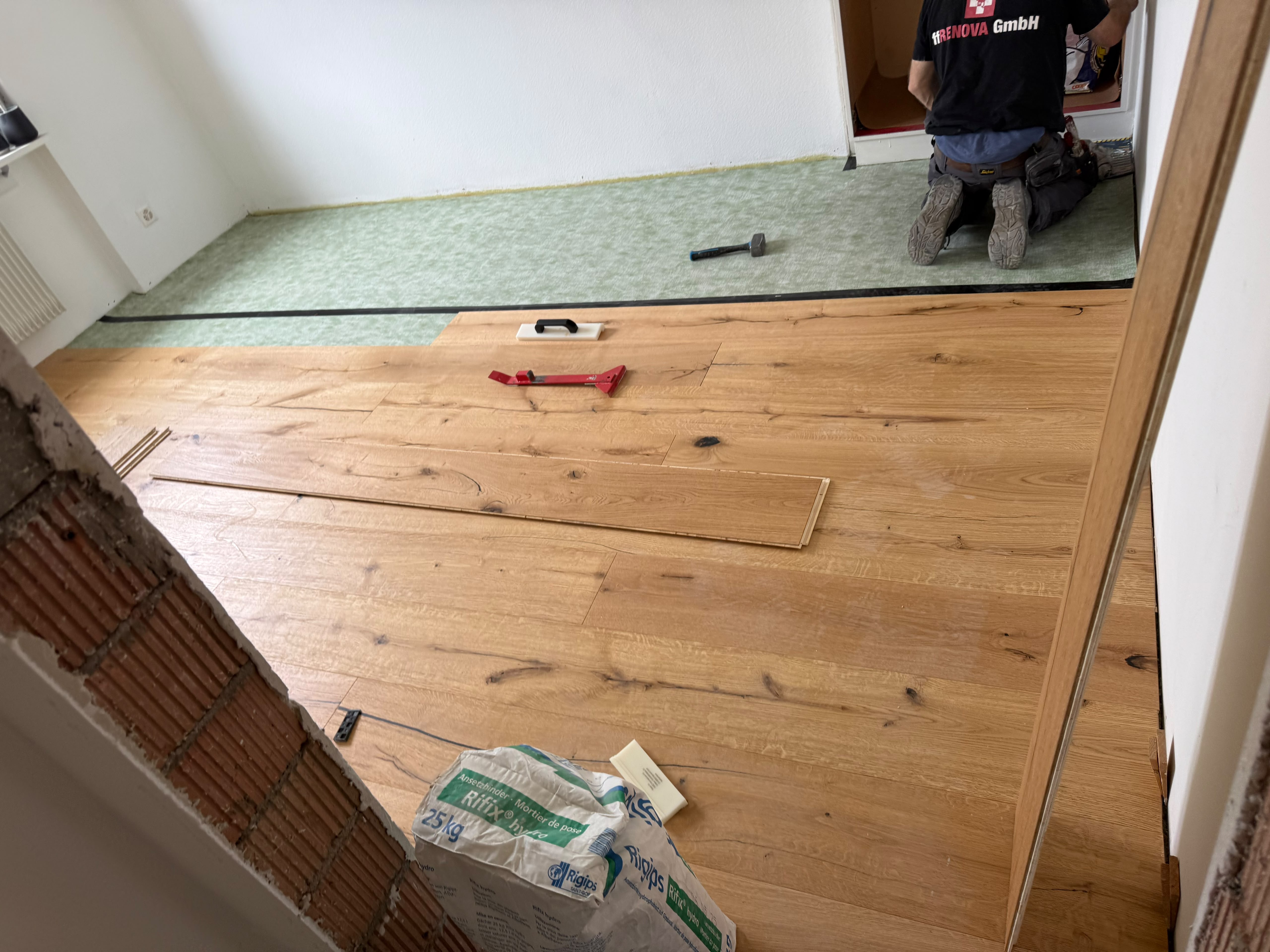 Eichendielen fachgerecht verlegt